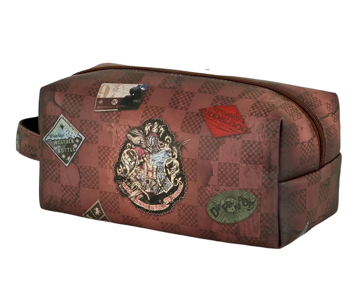 Harry Potter Brown Plus Brick Toiletry Bag 1