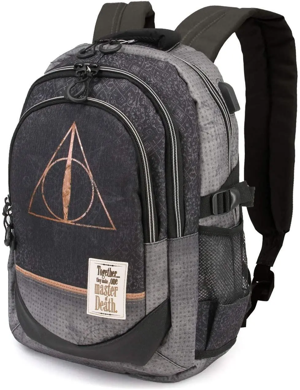 Harry Potter Deathly Hallows Backpack 44Cm With Usb Port 1