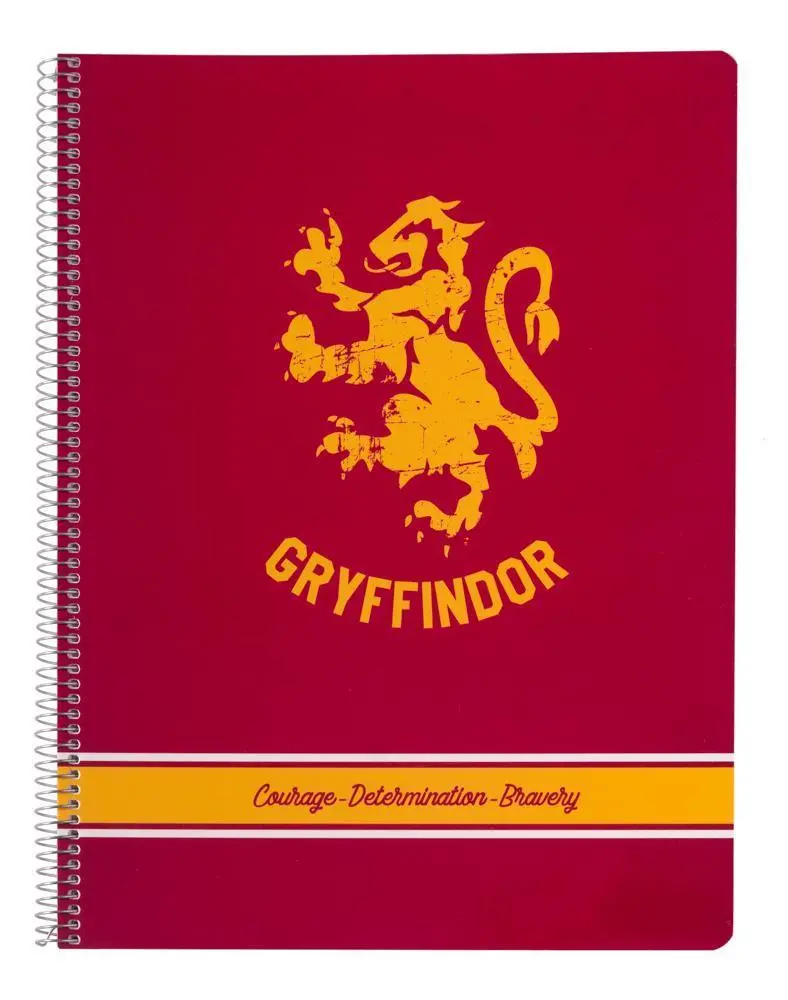 Harry Potter Gryffindor Spiral Bound Ruled Notebook A4 1