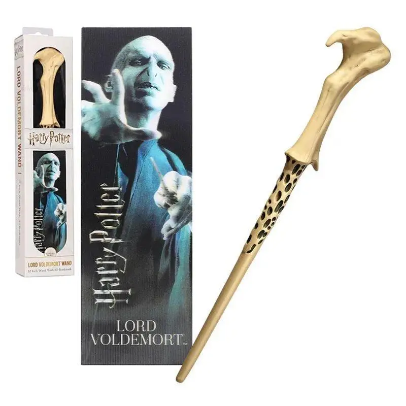 Harry Potter Lord Voldermort Wand 12-Inch Wand With 3D Bookmark 1