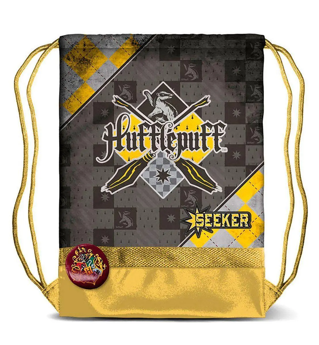Harry Potter Quidditch Hufflepuff Gym Bag 48Cm 1