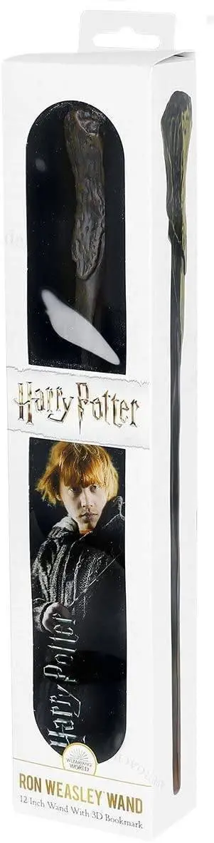 Harry Potter Ron Weasley Wand 12-Inch Wand With 3D Bookmark 1