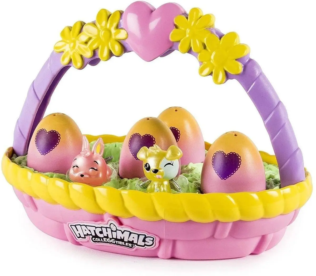 Hatchimals 6041273 Colleggtibles Flower Basket Assortment (Styles May Vary-One Supplied), Multi Colour Playset 1
