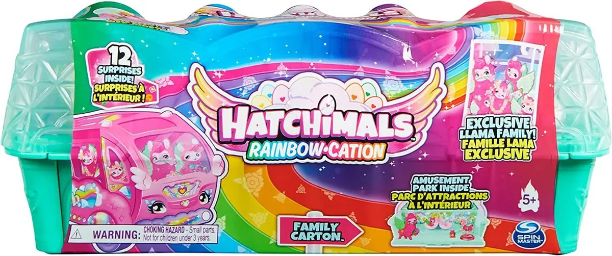 Hatchimals Colleggtibles, Rainbow-Cation Llama Family Surprise 1