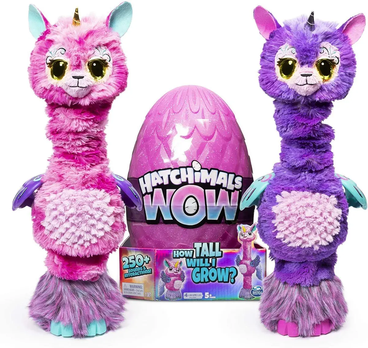 Hatchimals Wow Llalacorn 32-Inch Tall Interactive With Re-Hatchable Egg Action Toys & Playsets 1