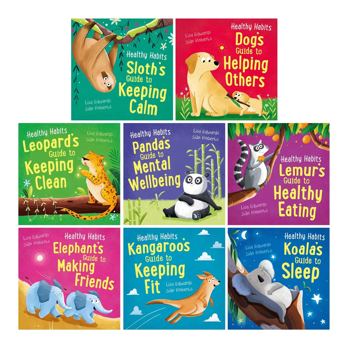 Healthy Habits Children's Book Assortment By Lisa Edwards 1