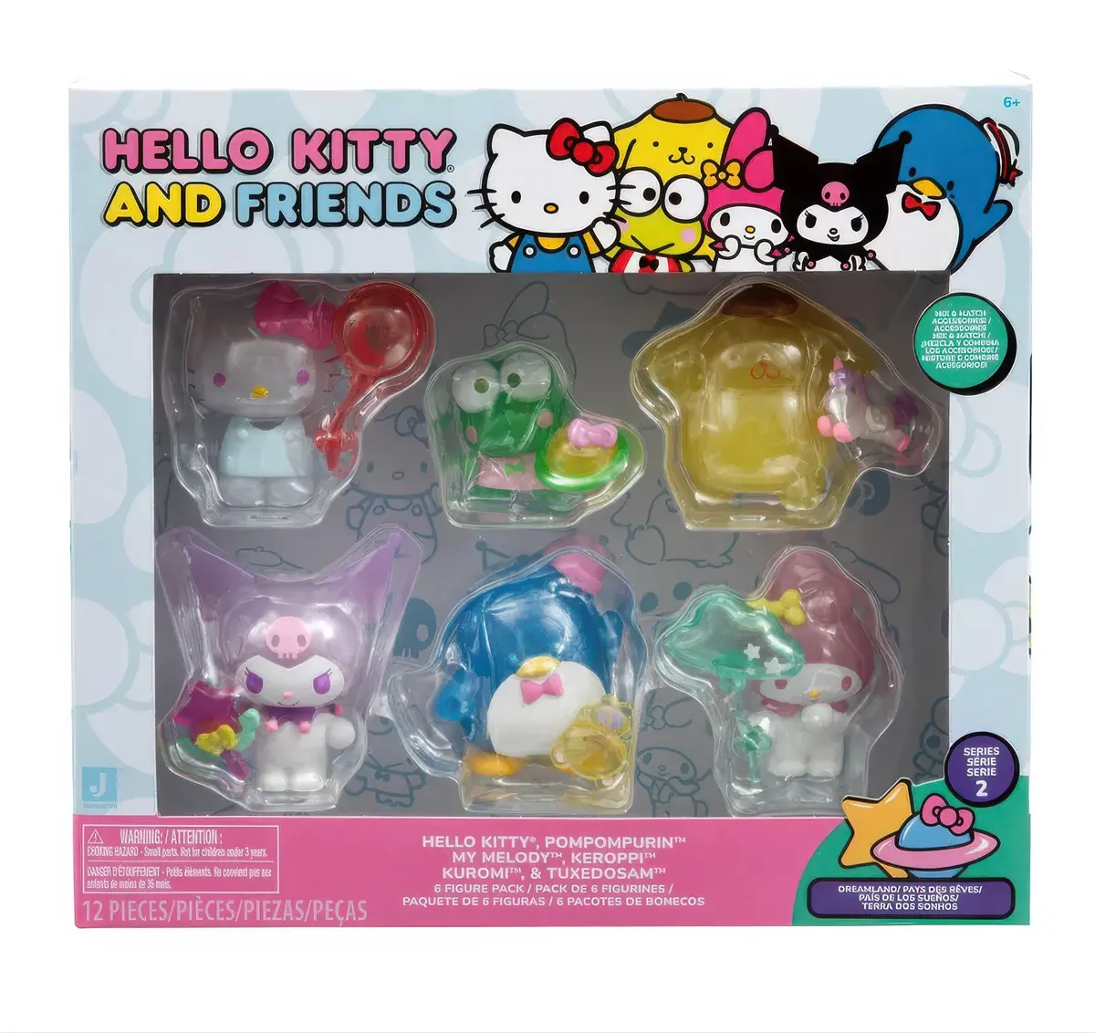 Hello Kitty Figures 5Cm - Pack Of 6 1