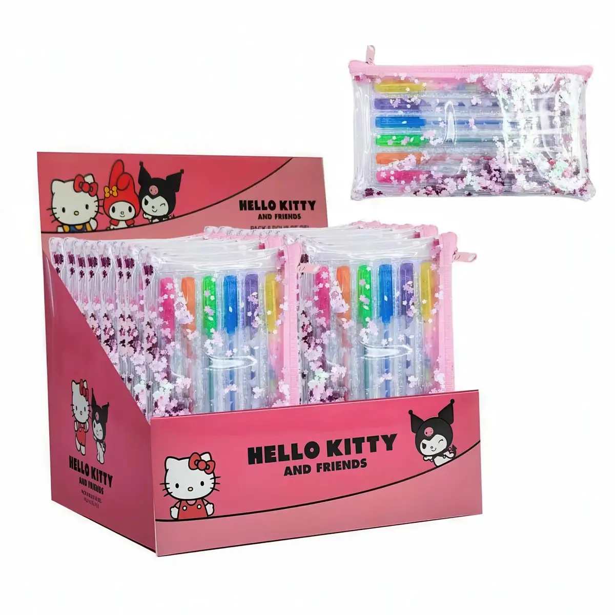 Hello Kitty Gel Pens 6 Pack 1