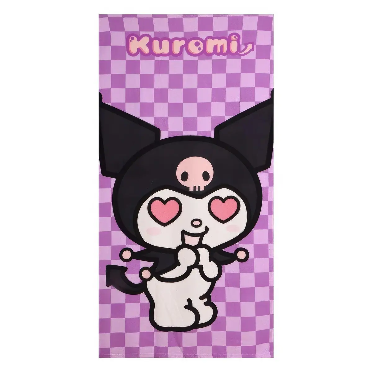 Hello Kitty Kuromi Microfibre Beach Towel 70X140cm 🖤 1