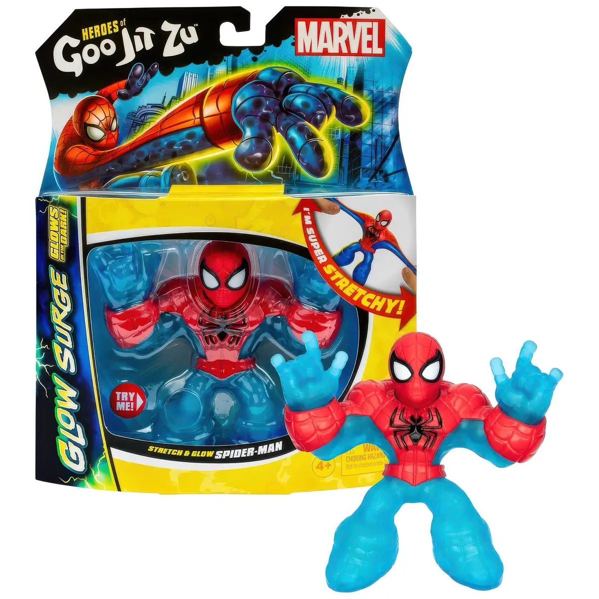 Heroes Of Goo Jit Zu Stretch And Glow Spider-Man 1