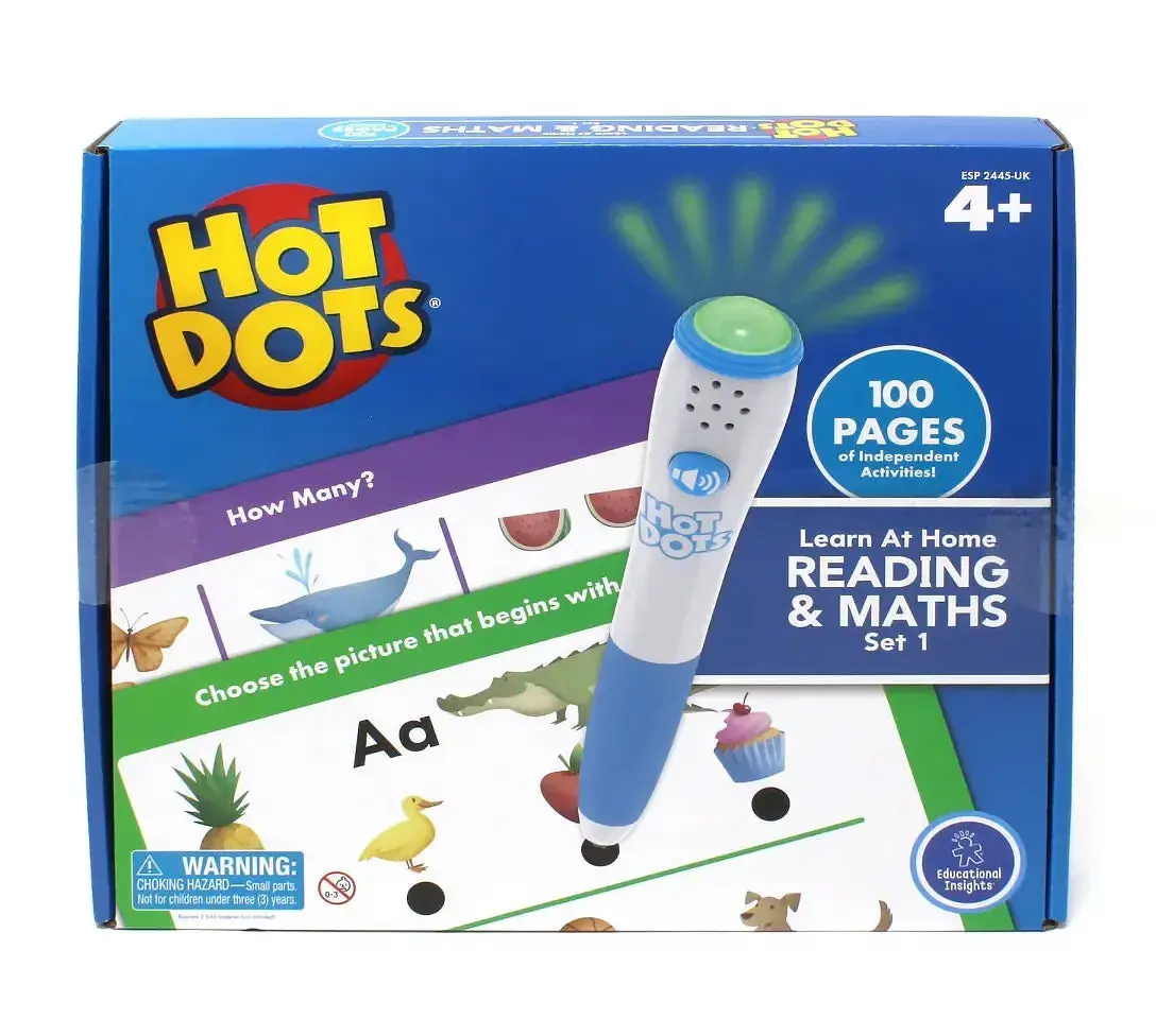 Hot Dots® Learn At Home Reading & Maths Set 1 1