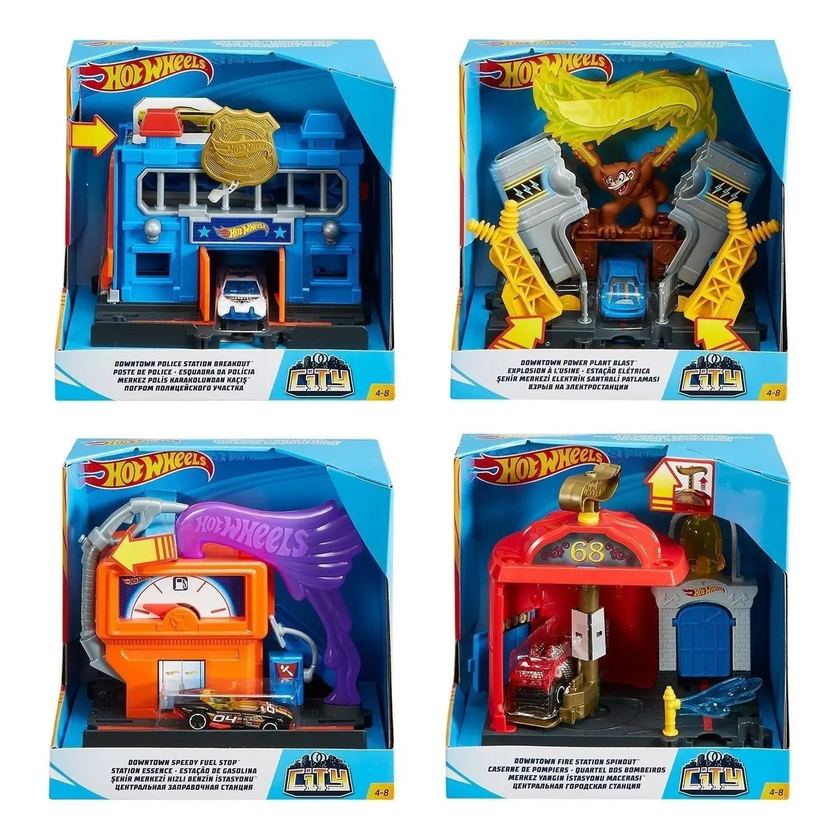 Hot Wheels-City Themed Play Sets - Assorted 1