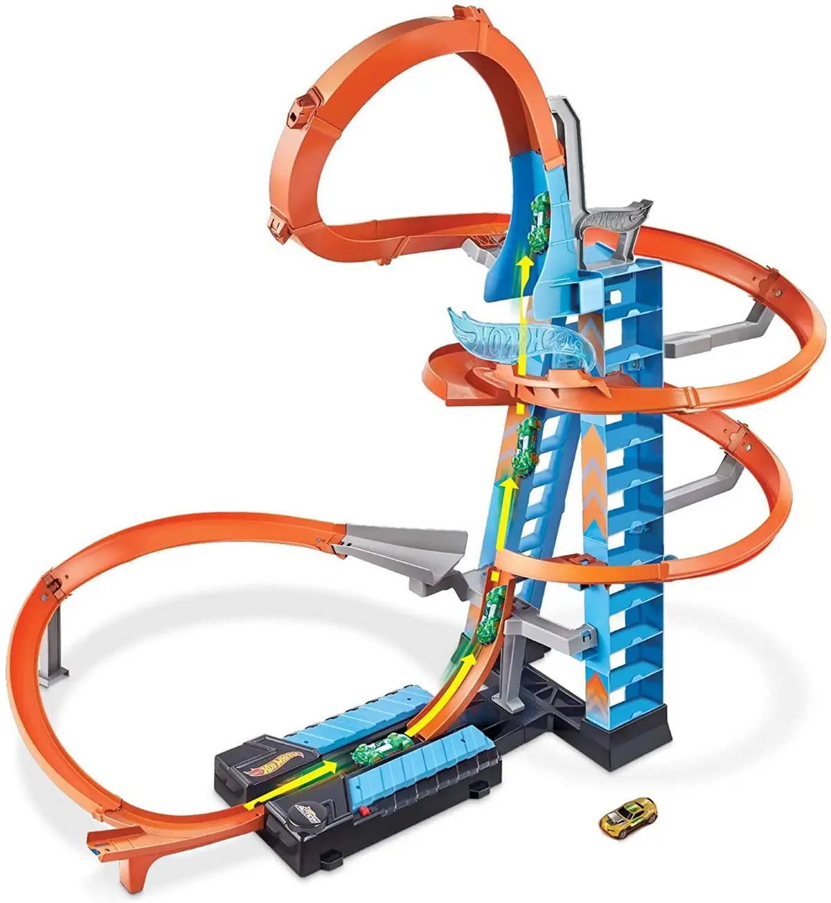 Hot Wheels Gwt39 Sky Crash Tower Track Set 83Cm Tall 1