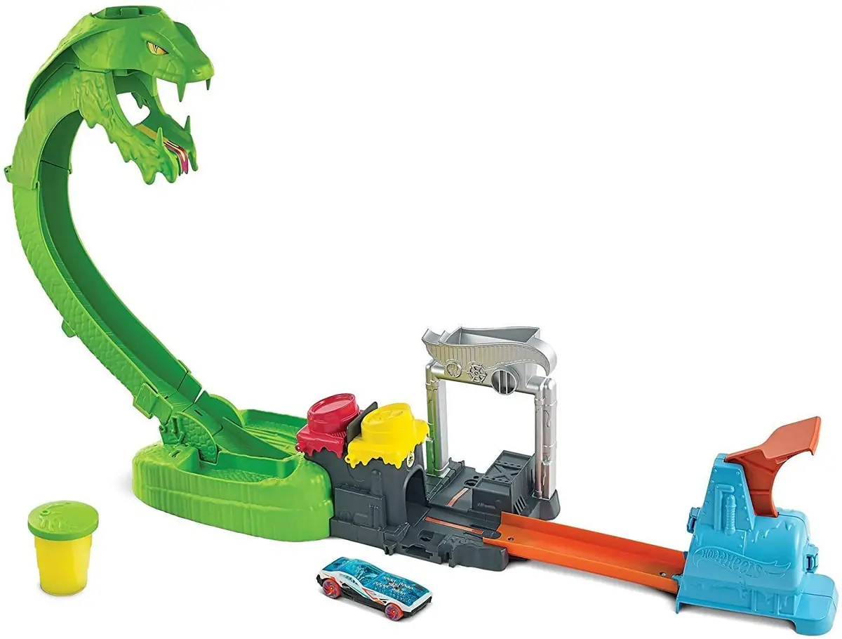 Hot Wheels Toxic Snake Strike Challenge Playset 2