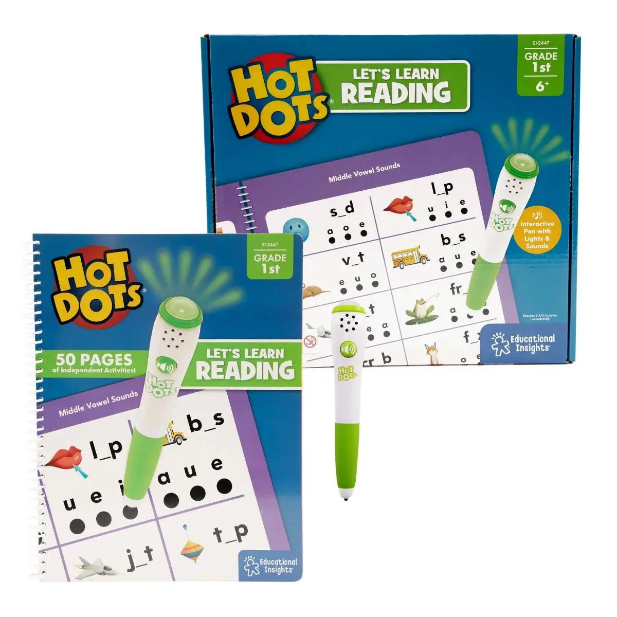 Educational Insights Hot Dots Let's Learn Reading 1St Grade 1