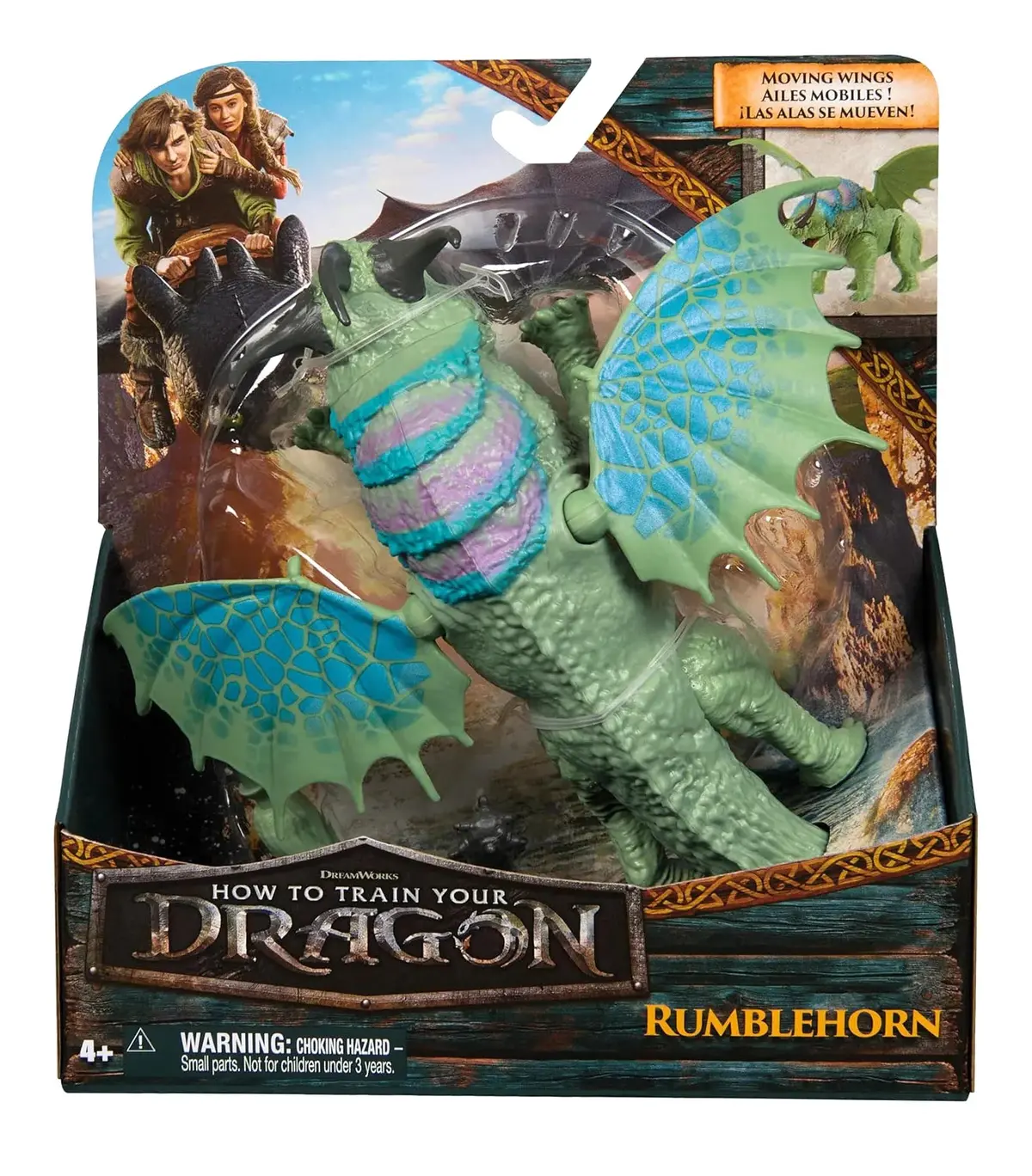 How To Train Your Dragon: Rumblehorn 7.5-Inch Action Figure 1