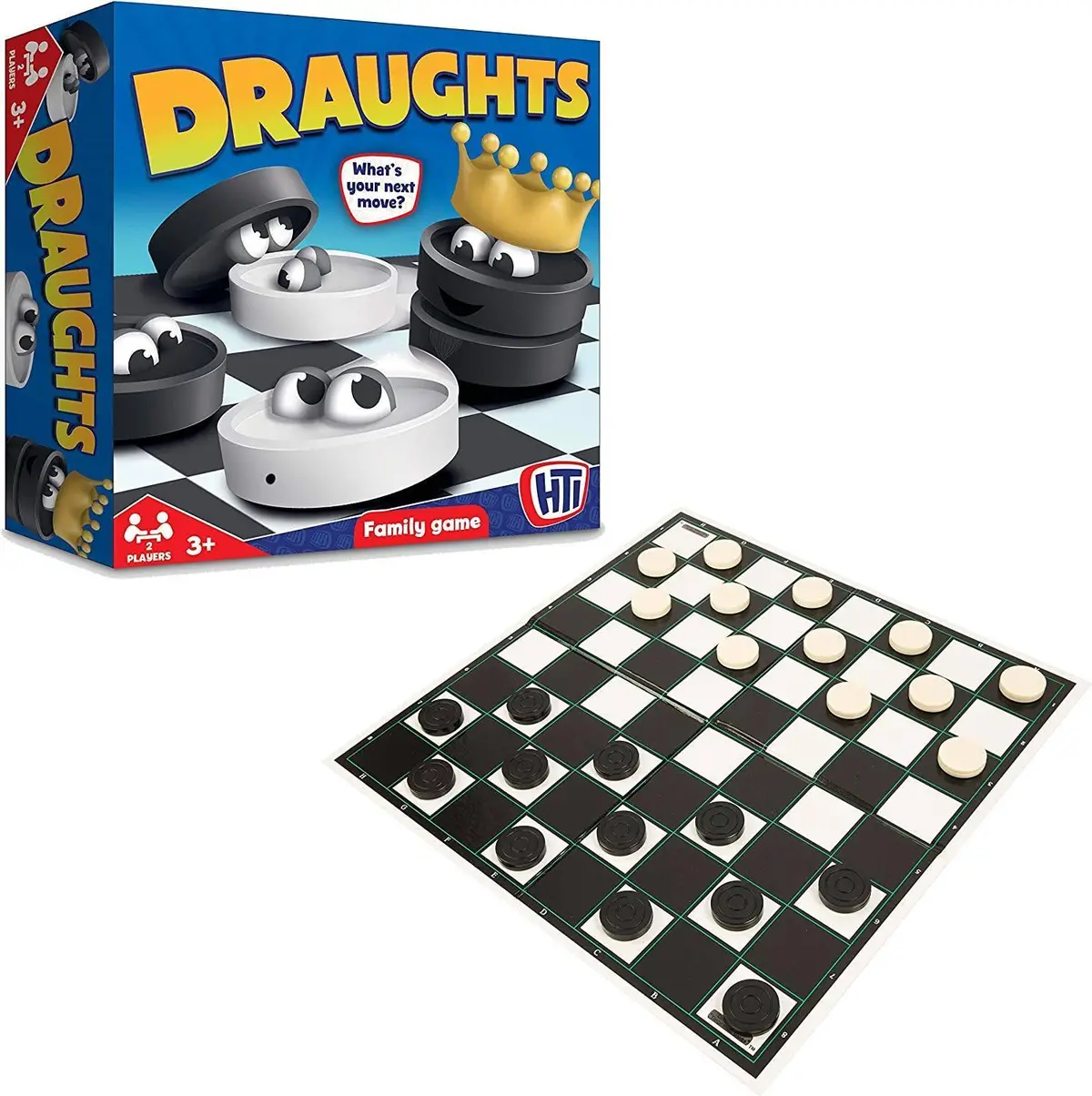 Hti Traditional Games Draughts Board Game 1