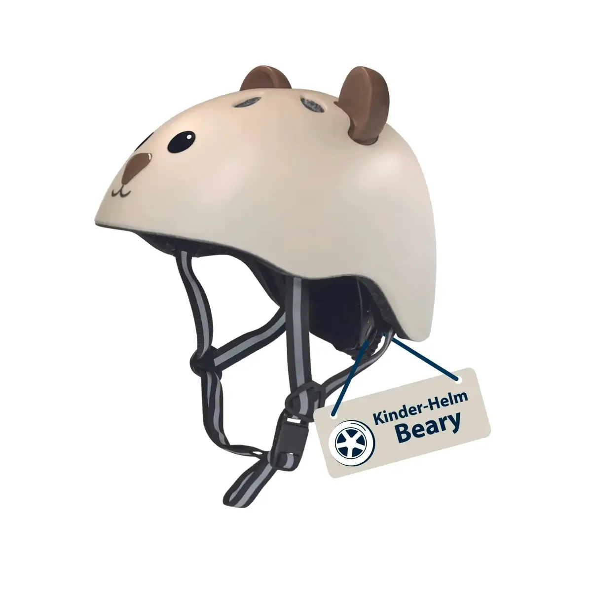 Hudora Children's Helmet Beary, Mocha, Size 48–52 1
