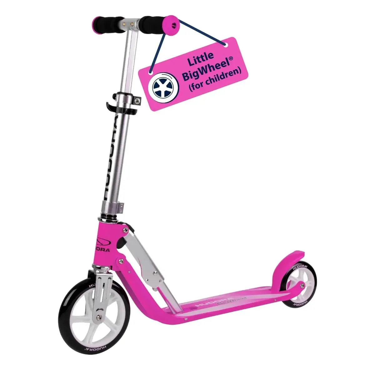Hudora Little Big Wheel Step Scooter - Magenta 1