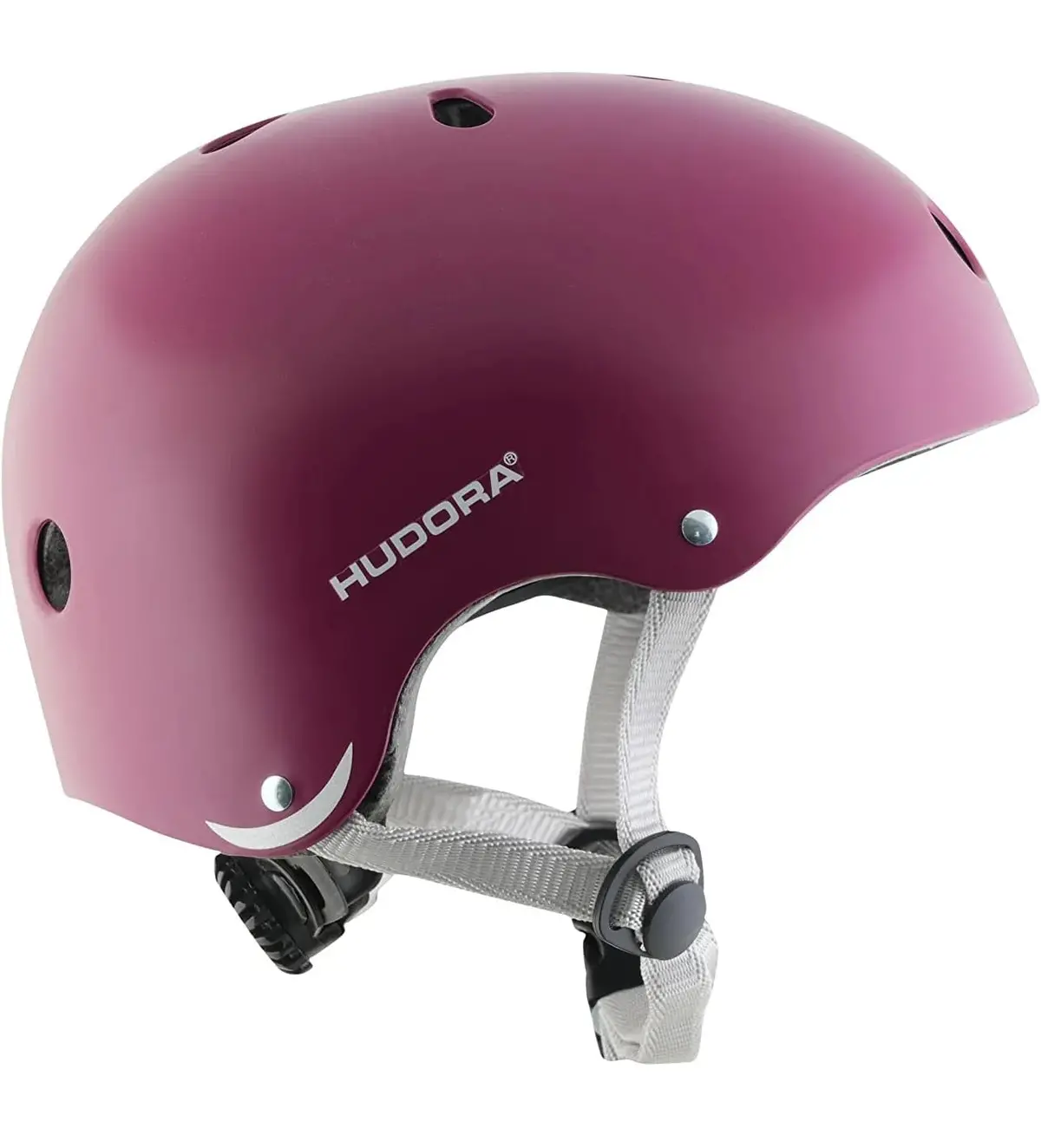 Hudora Skater Helmet, Berry, Size 51–55 1