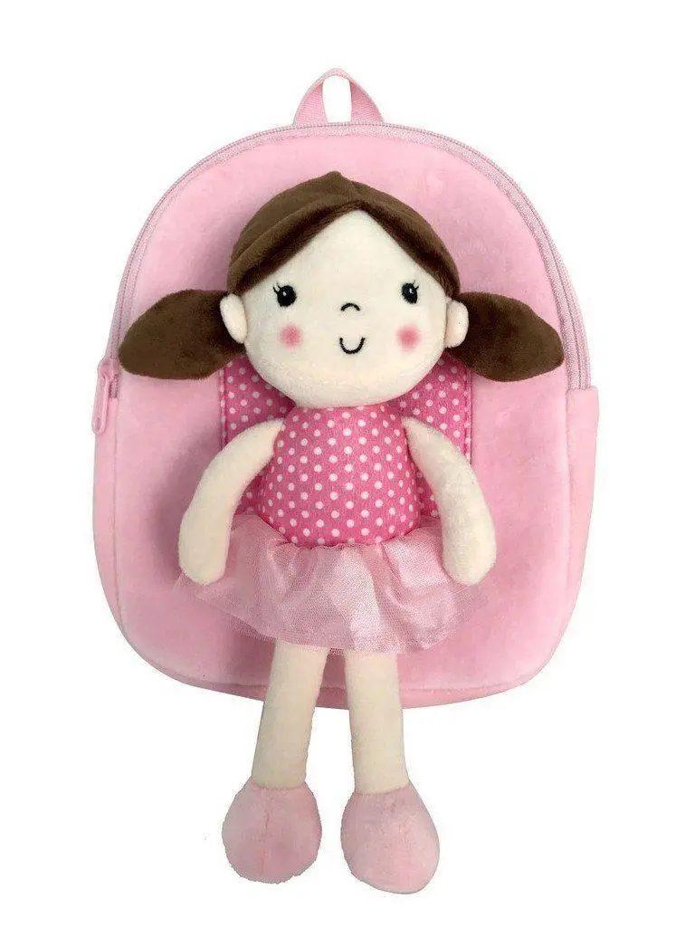 Hug Me Pink Doll Backpack 1