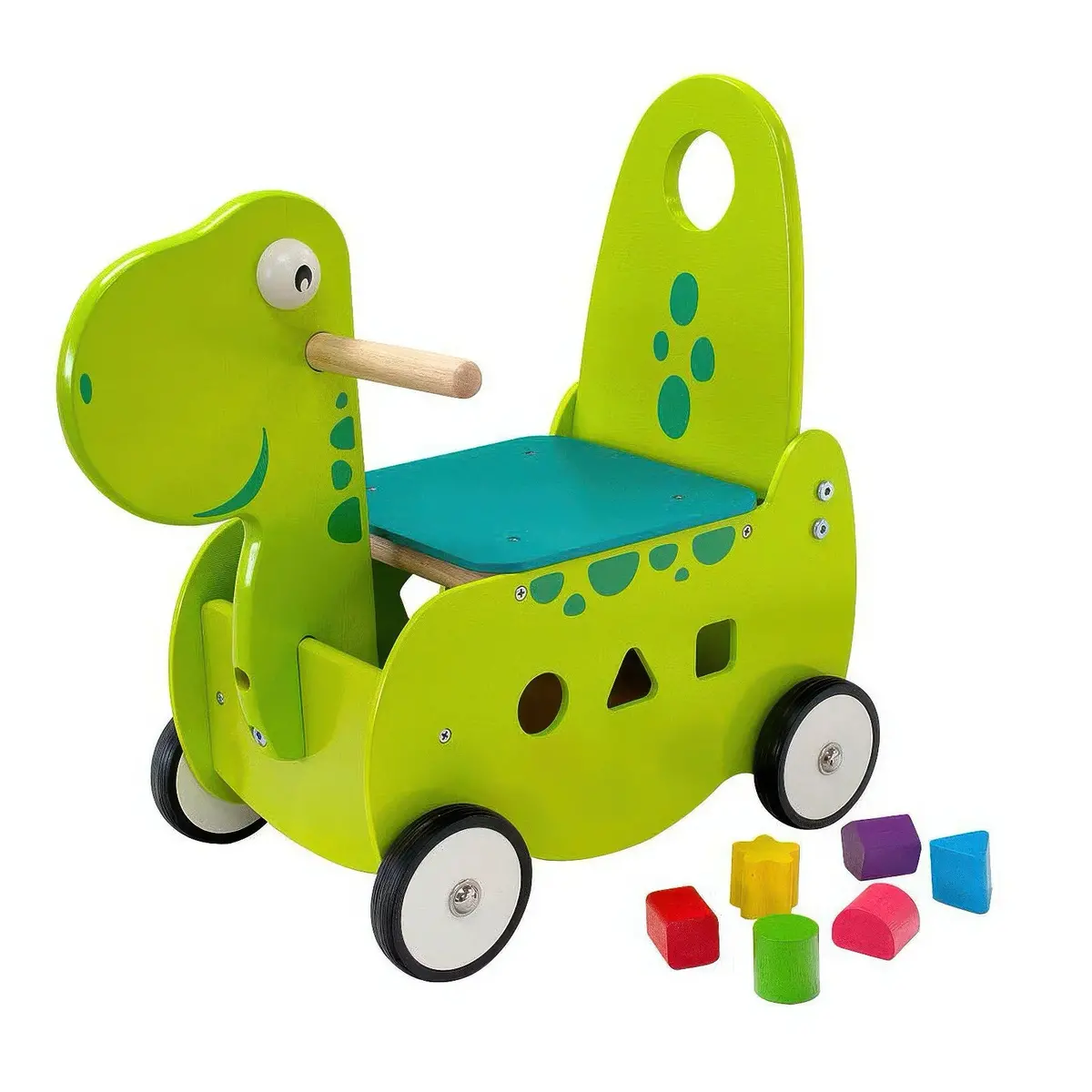 Walking Wooden Push Ride-On Dino 1