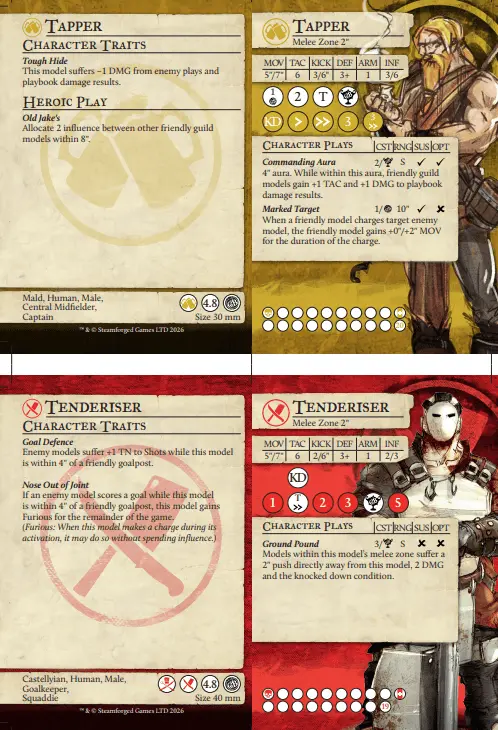 Guild Ball 4.8 Balance Update Cards Collated (Pdf) 1