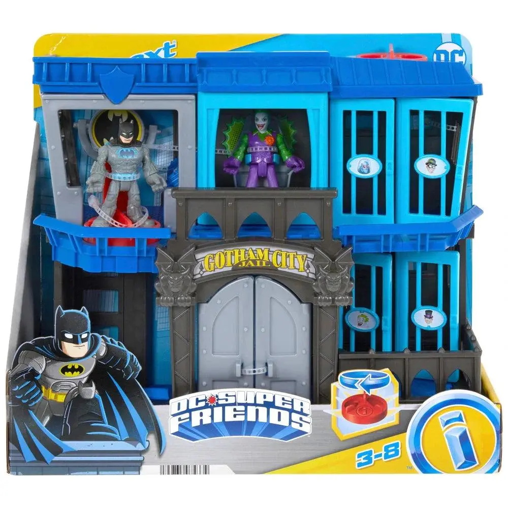 Imaginext Dc Super Friends Gotham City Jail Recharged Playset 1