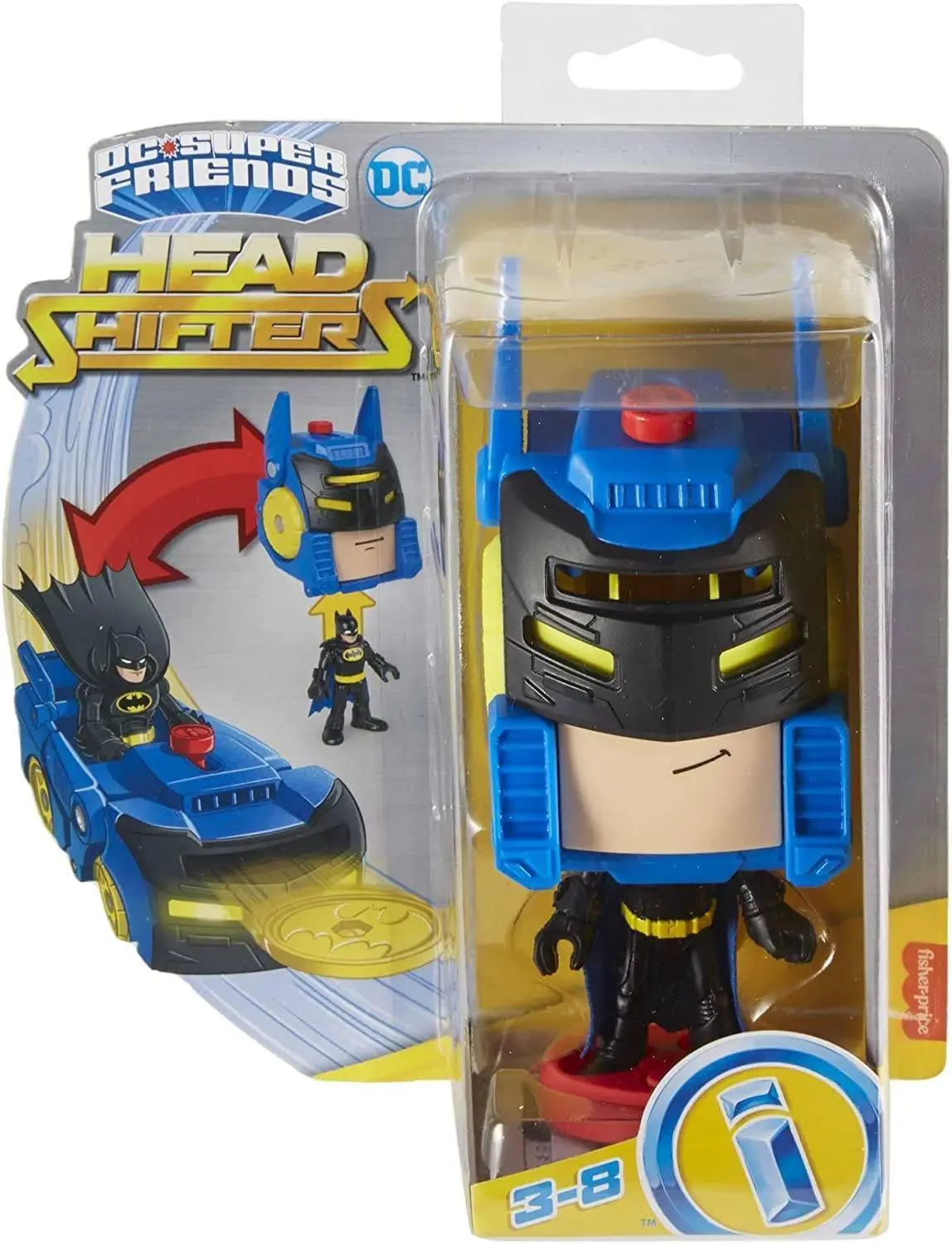 Imaginext Dc Super Friends Headshifters Fig And Vehicle Assortment 1