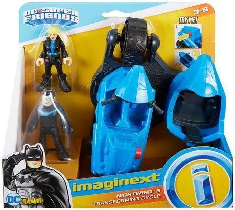 Imaginext Dc Super Friends Nightwing & Transforming Cycle 1