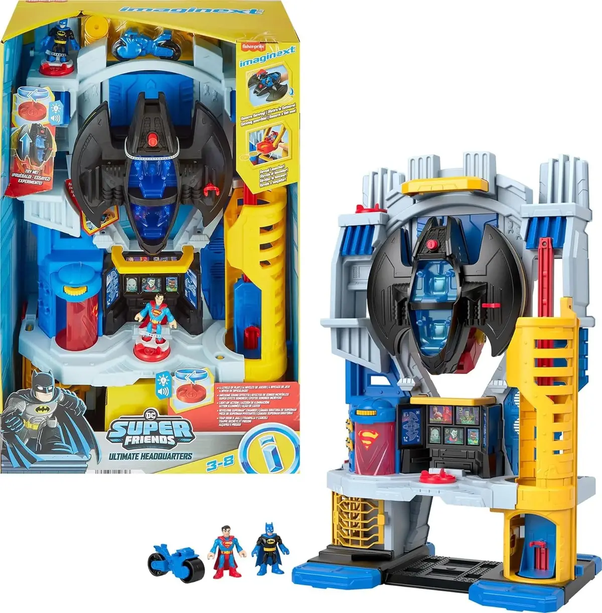 Imaginext Dc Super Friends Ultimate Headquarters Playset 1
