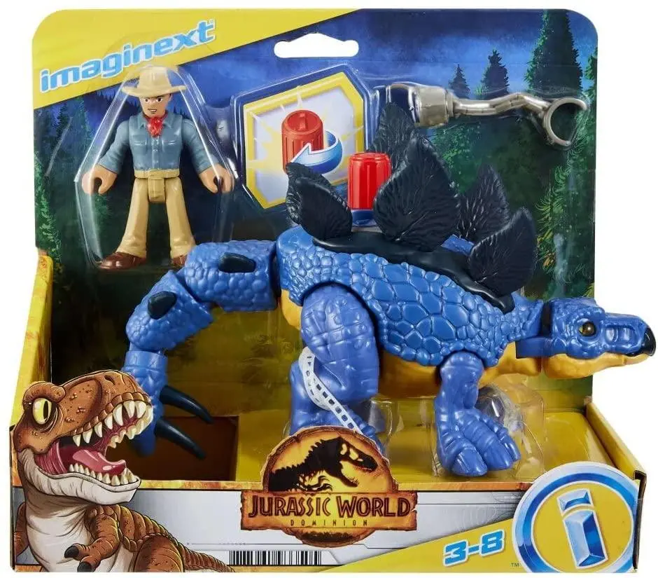 Imaginext Jurassic World Stegosaurus And Dr Grant 1
