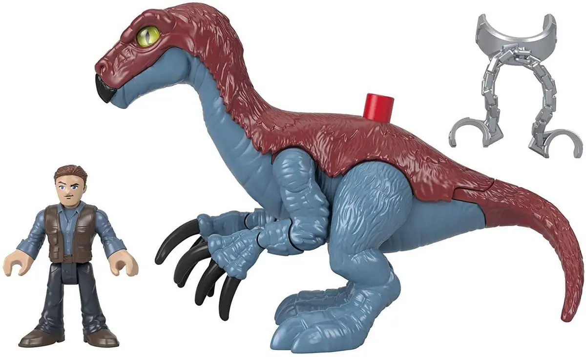 Imaginext Jurassic World Therizinosaurus And Owen 2