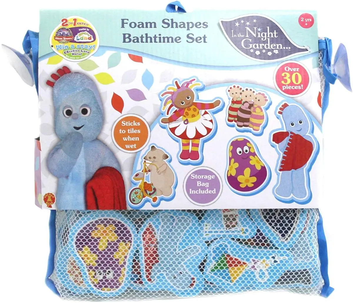 In The Night Garden 30 Foam Pieces Bath Set 1