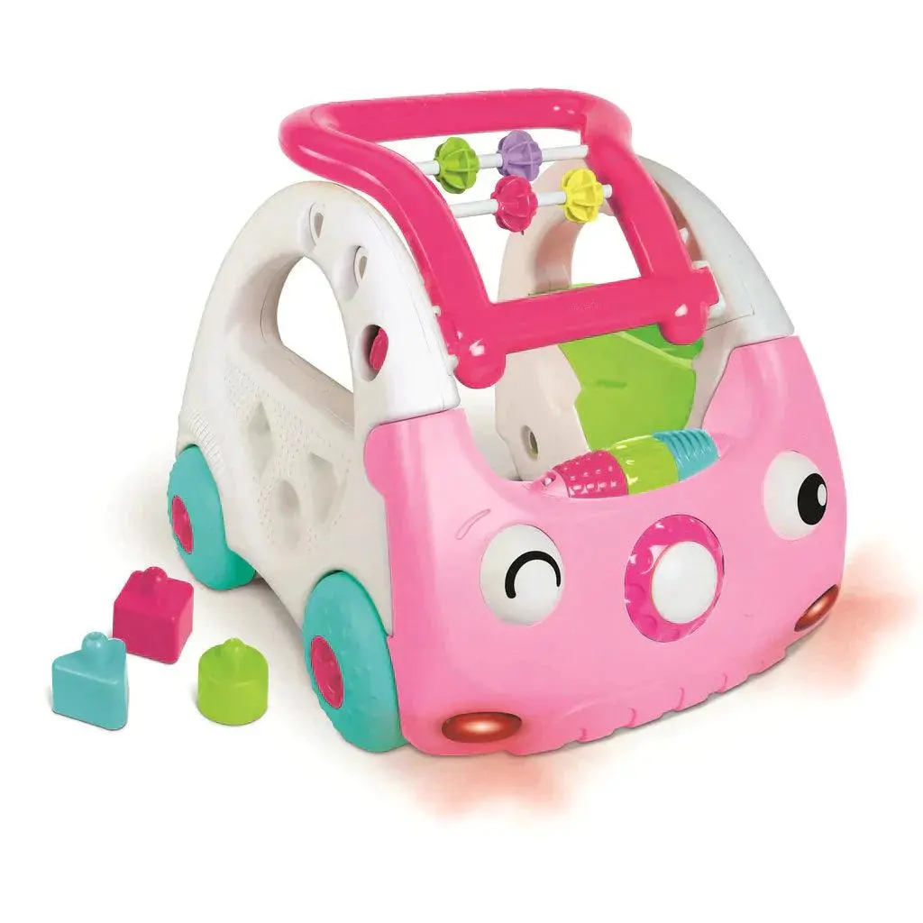 Infantino 3-In-1 Senso Discovery Car, Pink 2