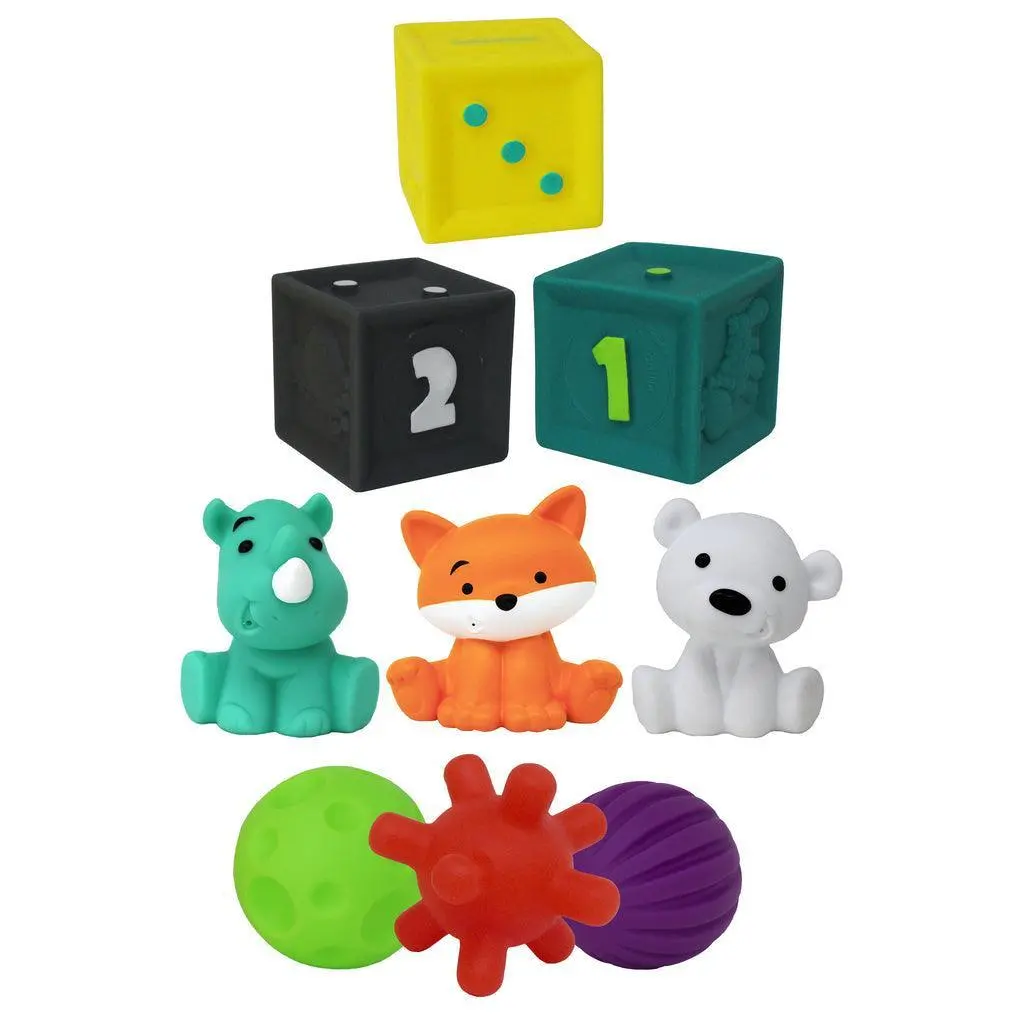 Infantino 9 Piece Tub O' Toys 1