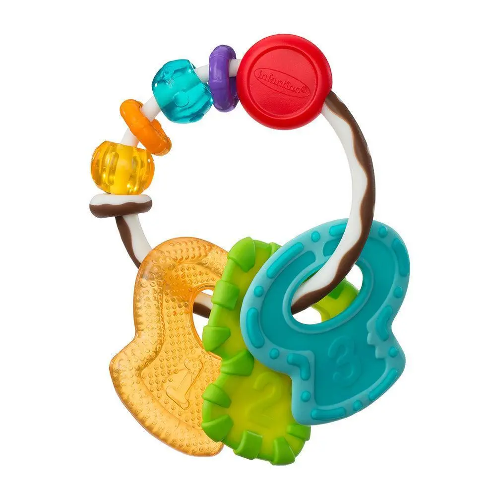 Infantino Go Gaga Slide & Chew Teether Keys 1
