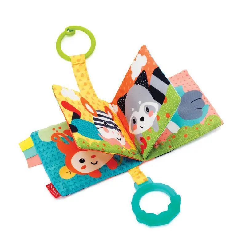 Infantino Link And Squeak Animal Crinkle Book 1