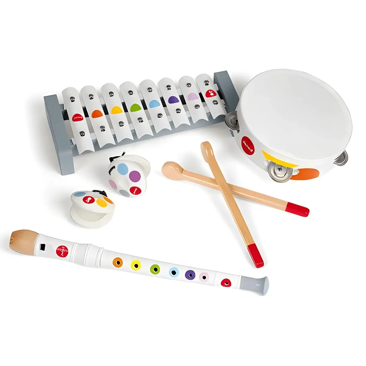 Janod Confetti Wooden Musical Set 1