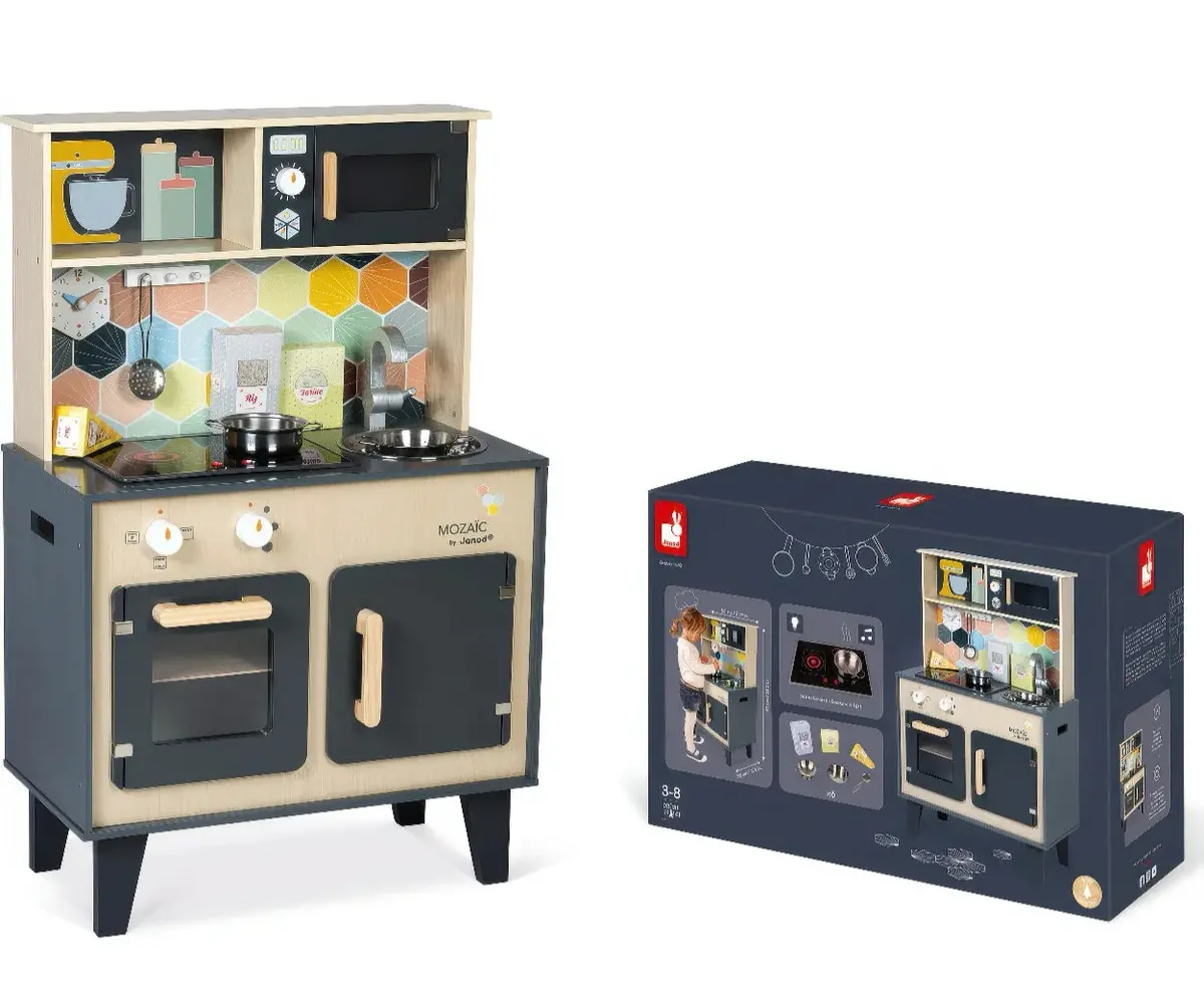 Janod Mozaic Big Cooker Play Kitchen 1