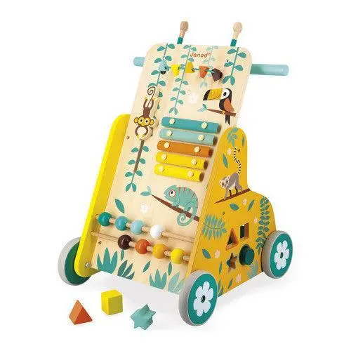 Janod Tropik Wooden Multi-Activity Walker 1