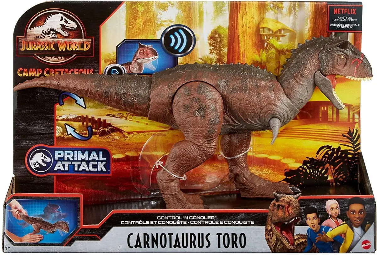 Jurassic World Camp Cretaceous Control 'N Conquercarnotaurus Toro 2