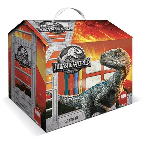 Jurassic World Colouring And Stamp Set 1