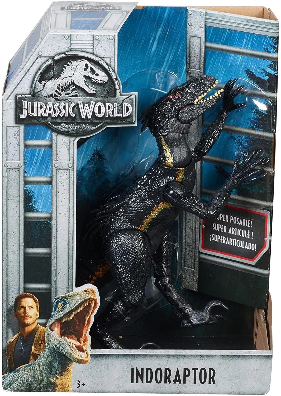 Jurassic World Fvw27 Indoraptor Dinosaur Action Figure 2