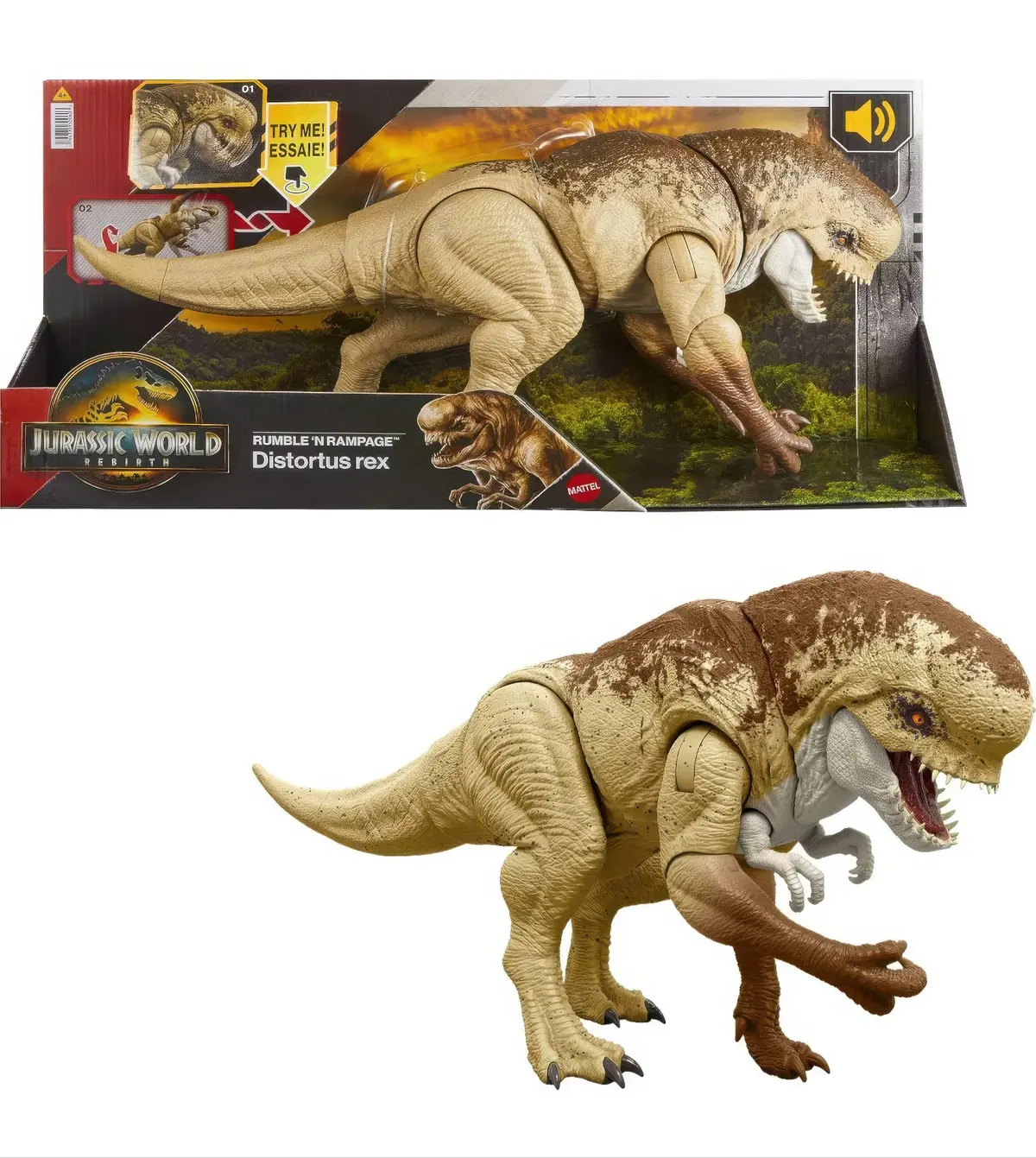 Jurassic World Rebirth Distortus Rex Action Figure 1