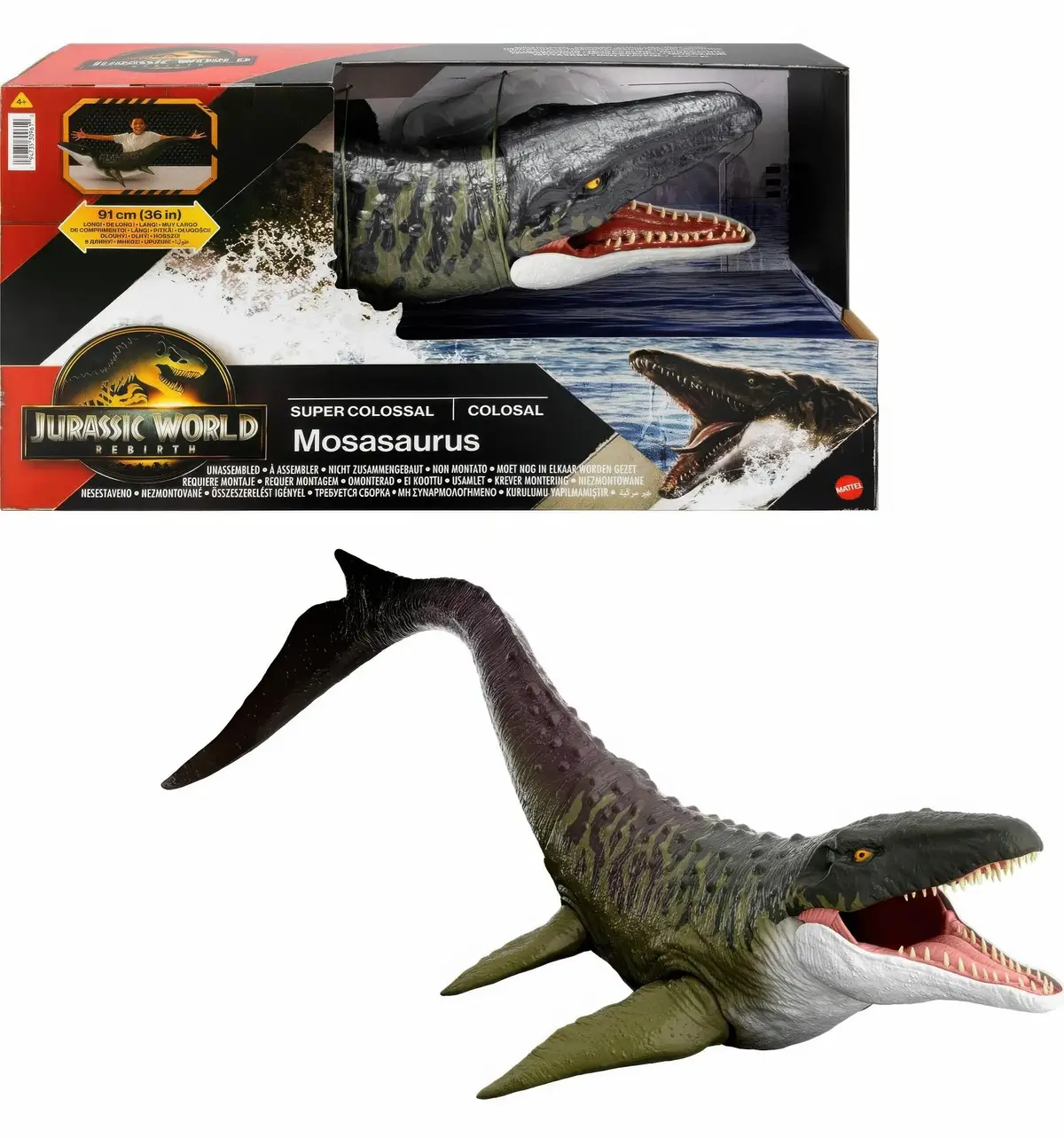 Jurassic World Rebirth Super Colossal Mosasaurus Action Figure 1