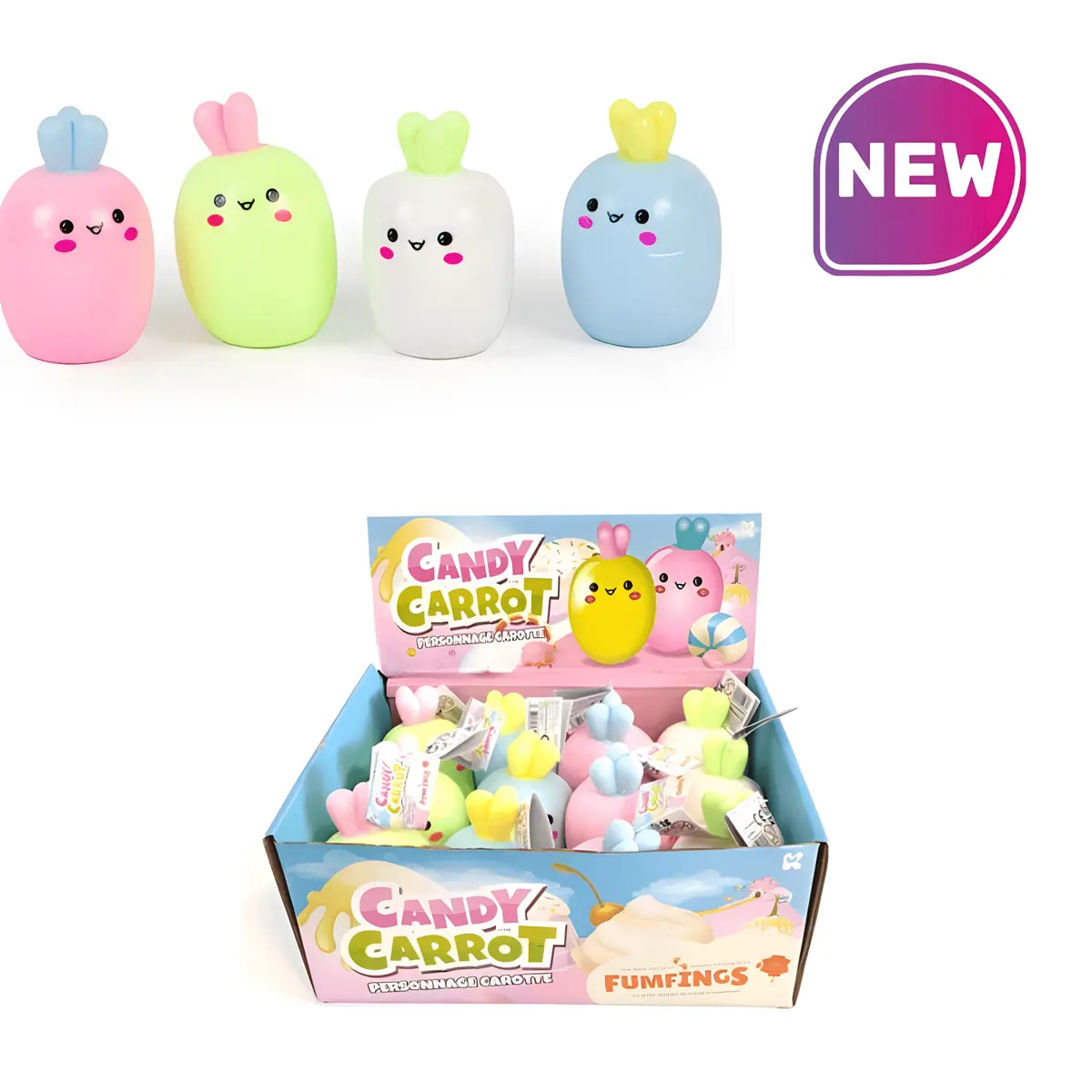 Keycraft Candy Squishy Carrots 1