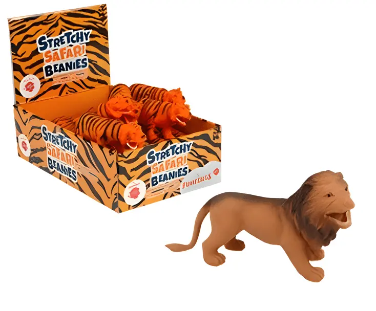 Keycraft Fumfings Stretchy Beanie Lion 15Cm 1
