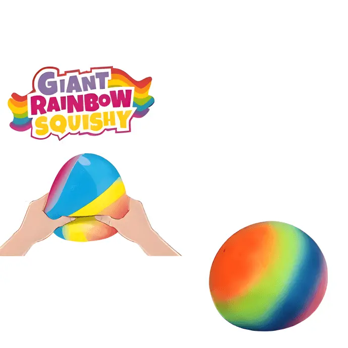 Keycraft Large Rainbow Squish Ball 1
