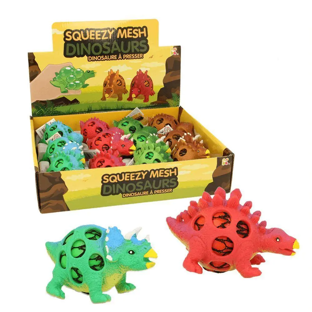 Keycraft Squeezy Anti Stress Mesh Dinosaurs - Assortment 1